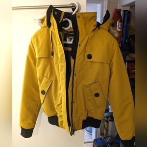 Noize Koldtek Women's Winter Jacket Coat Parka Puffer Ski Yellow Mustard Large